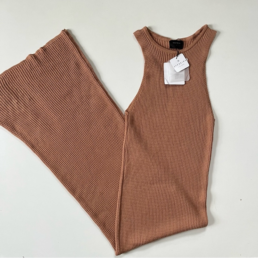 Ribbed Sweater Maxi Dress in Dusty Rose